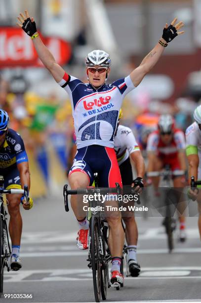 99Th Tour De France 2012, Stage 5 Arrival, Andre Greipel Celebration Joie Vreugde, Rouen - Saint-Quentin / Ronde Van Frankrijk Tdf, Rit Stage /Tim De...