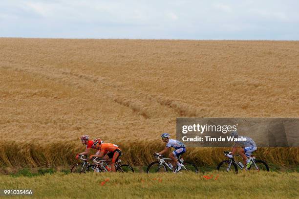 99Th Tour De France 2012, Stage 5 Pablo Urtasun Perez / Matthieu Ladagnous / Julien Simon / Jan Ghyselinck /Rouen - Saint-Quentin / Ronde Van...