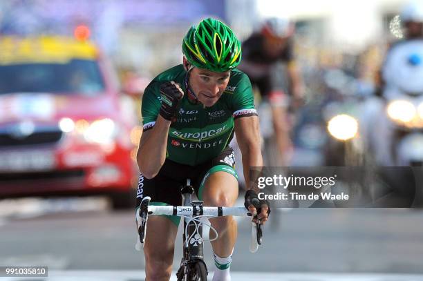 99Th Tour De France 2012, Stage 10 Arrival, Thomas Voeckler Celebration Joie Vreugde /Macon - Bellegarde-Sur-Valserine / Ronde Van Frankrijk Tdf, Rit...