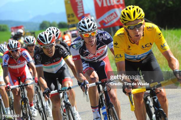 99Th Tour De France 2012, Stage 10 Bradley Wiggins Yellow Jersey, Jurgen Van Den Broeck / Maxime Monfort / Denis Menchov / Macon -...