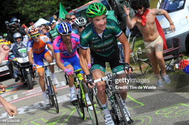 99Th Tour De France 2012, Stage 10 Thomas Voeckler / Michele Scarponi / Dries Devenyns / Macon - Bellegarde-Sur-Valserine / Ronde Van Frankrijk Tdf,...