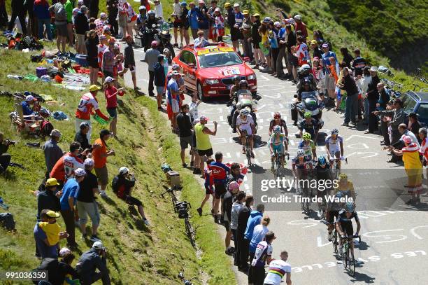 99Th Tour De France 2012, Stage 11 Christopher Froome / Bradley Wiggins Yellow Jersey, Jurgen Van Den Broeck / Vincenzo Nibali / Thibaut Pinot /...