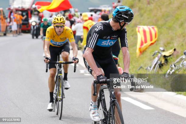 99Th Tour De France 2012, Stage 17 Christopher Froome / Bradley Wiggins Yellow Jersey, Peyragudes / Bagneres-De-Luchon - Peyragudes / Ronde Van...