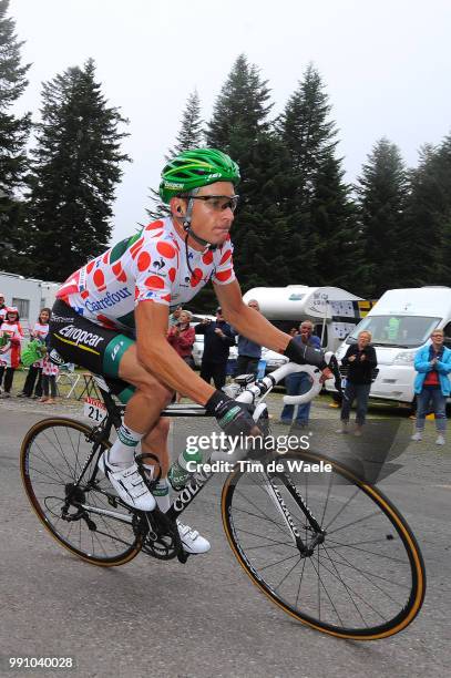 99Th Tour De France 2012, Stage 17 Thomas Voeckler Mountain Jersey, Bagneres-De-Luchon - Peyragudes / Ronde Van Frankrijk Tdf, Rit Stage /Tim De Waele