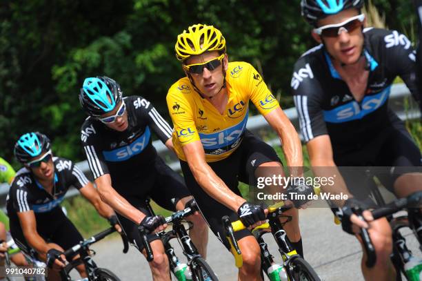 99Th Tour De France 2012, Stage 16Bradley Wiggins Yellow Jersey, Team Sky / Pau - Bagneres-De-Luchon / Ronde Van Frankrijk Tdf, Rit Stage /Tim De...