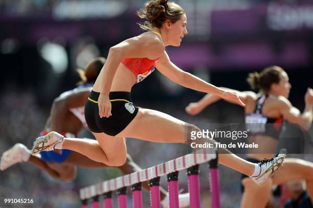 Athleticssara Aerts / Women Heptathlon 100M Hurdles, Athletisme Atletiek, London Olympic Games Jeux Olympique Londres Olympische Spelen Londen, 2012...