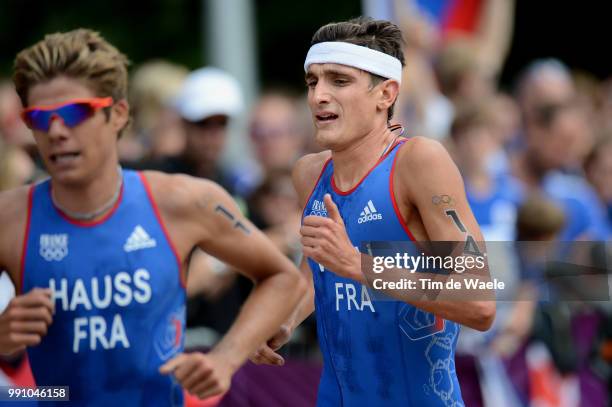 Londen Olympics, Triathlon : Men Laurent Vidal / Hyde Park, Hommes Mannen, London Olympic Games Jeux Olympique Londres Olympische Spelen Londen, 2012...