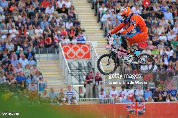 Londen Olympics, Bmx Cycling : Men Twan Van Gendt / Seeding Run Bmx Track Piste, Hommes Mannen, London Olympic Games Jeux Olympique Londres...