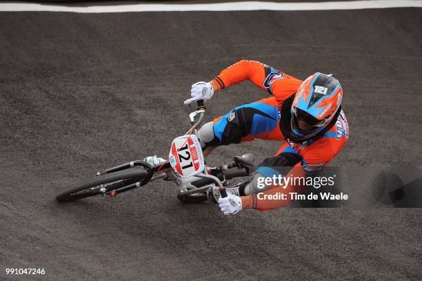 Londen Olympics, Bmx Cycling : Men Raymon Van Der Biezen / Seeding Run Bmx Track Piste, Hommes Mannen, London Olympic Games Jeux Olympique Londres...