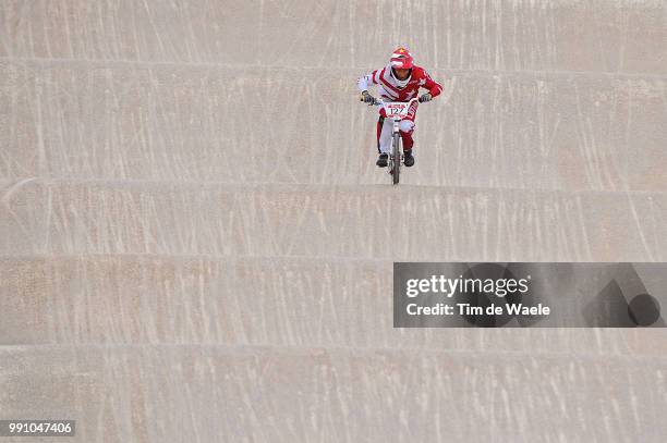 Londen Olympics, Bmx Cycling : Men Edzus Treimanis / Seeding Run Bmx Track Piste, Hommes Mannen, London Olympic Games Jeux Olympique Londres...