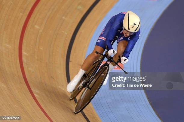 Londen Olympics, Track Cycling: Women Omnium Sarah Hammer / Velodrome, Femmes Vrouwen, London Olympic Games Jeux Olympique Londres Olympische Spelen...