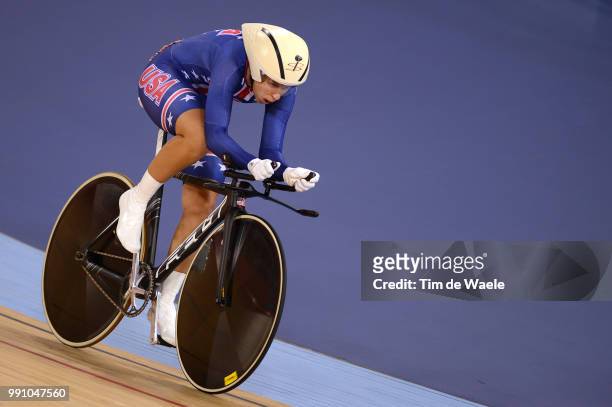 Londen Olympics, Track Cycling: Women Omnium Sarah Hammer / Velodrome, Femmes Vrouwen, London Olympic Games Jeux Olympique Londres Olympische Spelen...