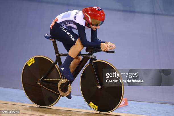 Londen Olympics, Track Cycling: Women Omnium Laura Trott / Velodrome, Femmes Vrouwen, London Olympic Games Jeux Olympique Londres Olympische Spelen...