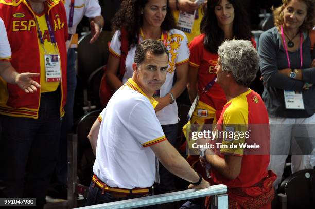 Londen Olympics, Water Polo: Final Women Crown Prince Filipe Of Spain Prins, Deception Teleurstelling /United States - Spain / Finale Femmes Vrouwen,...