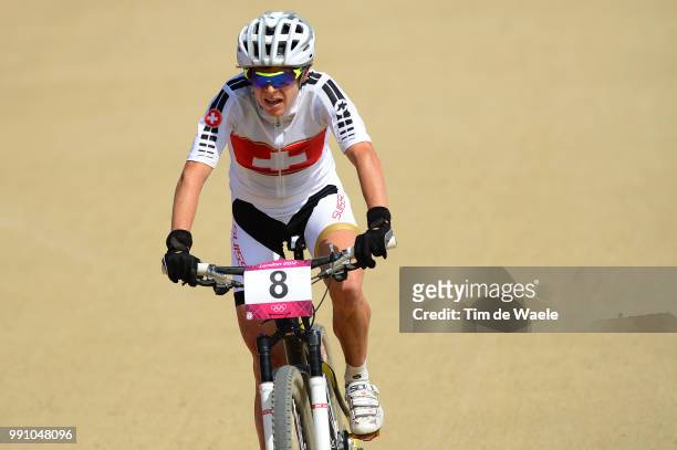 Londen Olympics, Cycling: Mountain Bike Womenarrival, Esther Suss / Hadleigh Farm, Vtt Mtb Cross Country, Femmes Vrouwen, London Olympic Games Jeux...