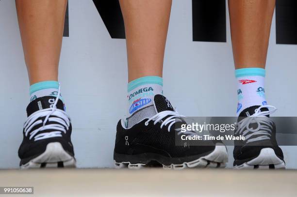 76Th Tour Of Swiss, Stage 6 Illustration Illustratie, On Shoes Chaussures Schoenen, Team Omega Pharma Quick-Step Opqs /Wittnau - Bischofszell / Tour...