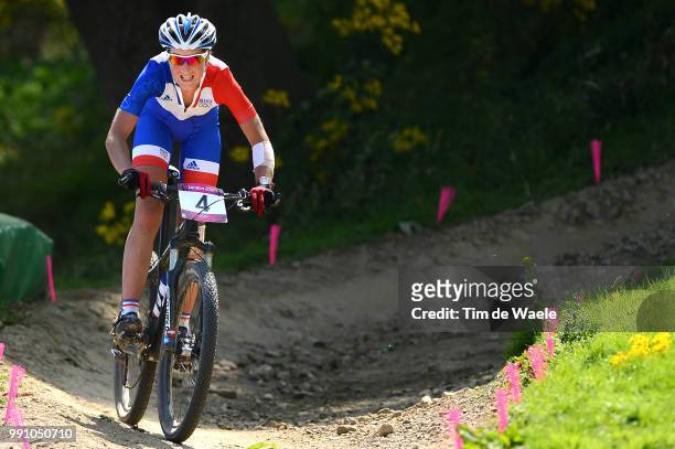 Londen Olympics, Cycling: Mountain Bike Womenjulie Bresset / Hadleigh Farm, Vtt Mtb Cross Country, Femmes Vrouwen, London Olympic Games Jeux...