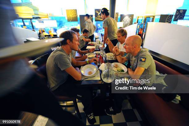 76Th Tour Of Swiss, Stage 6 Levi Leipheimer / Matteo Trentin / On Shoes Chaussures Schoenen, Team Omega Pharma Quick-Step Opqs /Wittnau -...