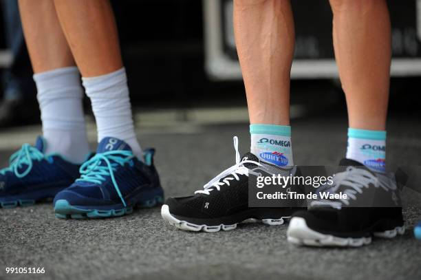 76Th Tour Of Swiss, Stage 6 Illustration Illustratie, On Shoes Chaussures Schoenen, Team Omega Pharma Quick-Step Opqs /Wittnau - Bischofszell / Tour...