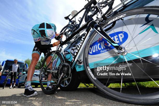 76Th Tour Of Swiss, Stage 6 Illustration Illustratie, Specialized Bike Velo Fiets, Levi Leipheimer / On Shoes Chaussures Schoenen, Team Omega Pharma...