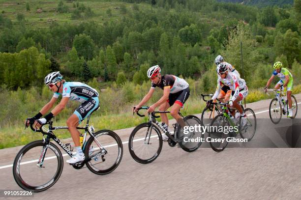 2Th Tour Colorado 2012, Stage 1Peter Velits / Jens Voigt /Durango - Telluride Usa Pro Cycling Challenge 2012, Ronde, Rit Etape, Tim De Waele