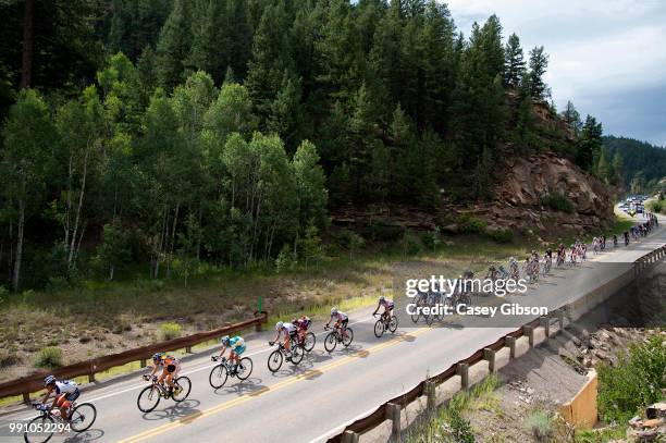 2Th Tour Colorado 2012, Stage 1Ilustration Ilustratie/ Peloton Peleton/ Landscape Paysage/ Durango - Telluride Usa Pro Cycling Challenge 2012, Ronde,...