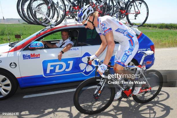 67Th Tour Of Spain 2012, Stage 6 Gabriel Rasch / Illustration Illustratie Injury Blessure Gewond, Tarazona - Jaca / Vuelta Tour Espagne Ronde Van...
