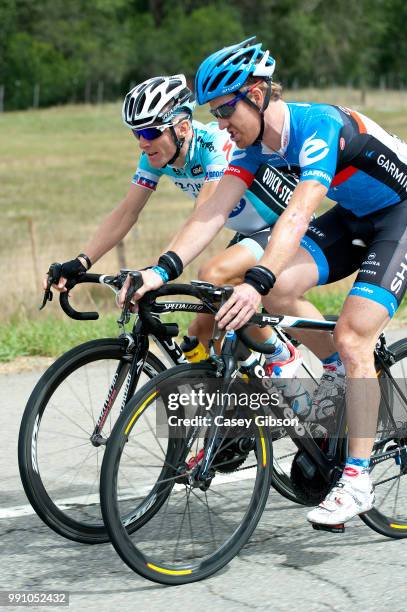 2Th Tour Colorado 2012, Stage 1Levi Leipheimer / Tyler Farrar /Durango - Telluride Usa Pro Cycling Challenge 2012, Ronde, Rit Etape, Tim De Waele