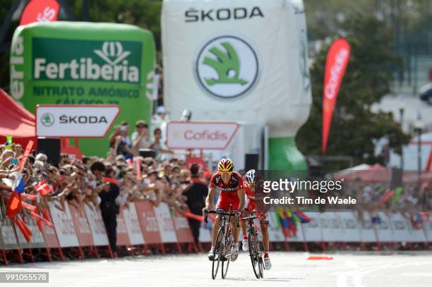 67Th Tour Of Spain 2012, Stage 9 Arrival Sprint, Philippe Gilbert / Joaquin Rodriguez Red Jersey /Andorra - Barcelona / Vuelta Tour Espagne Ronde Van...