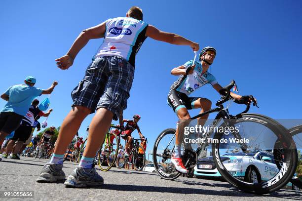 67Th Tour Of Spain 2012, Stage 9 Zdenek Stybar Ravitaillement Bevoorrading, Rudy Pollet Soigneur Kine Verzorger, Andorra - Barcelona / Vuelta Tour...