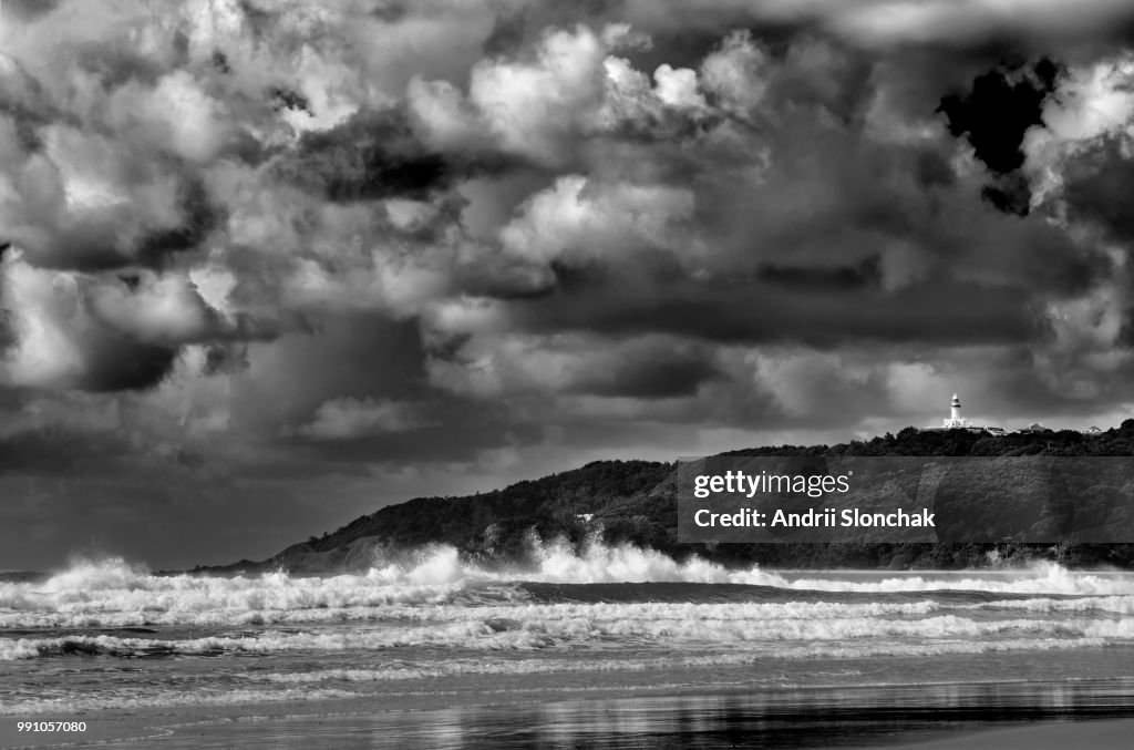 Stormy day at the coast