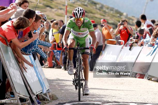 67Th Tour Of Spain 2012, Stage 20 Arrival, Joaquim Rodriguez Oliver Green Jersey Deception Teleurstelling, La Faisanera Golf - Bola Del Mundo 2247M /...
