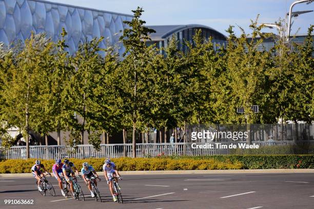 2Nd Tour Of Beijing 2012, Stage 1 Bandiera Marco / Ladagnous Matthieu / Malori Adriano / Lindeman Bert-Jan / Lewis Craig / Water Cube Olympic Campus,...