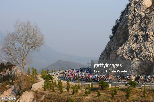 2Nd Tour Of Beijing 2012, Stage 3 Illustration Illustratie, Gao Ya Kou / Mountain Montagne Bergen, Peleton Peloton, Landscape Paysage Landschap,...