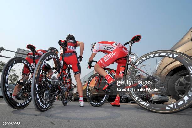 2Nd Tour Of Beijing 2012, Stage 3 Illustration Illustratie, Wyss Danilo / Kohler Martin / Bmc Bike Velo Fiets, Easton Wheel Roue Wiel, Mentougou -...