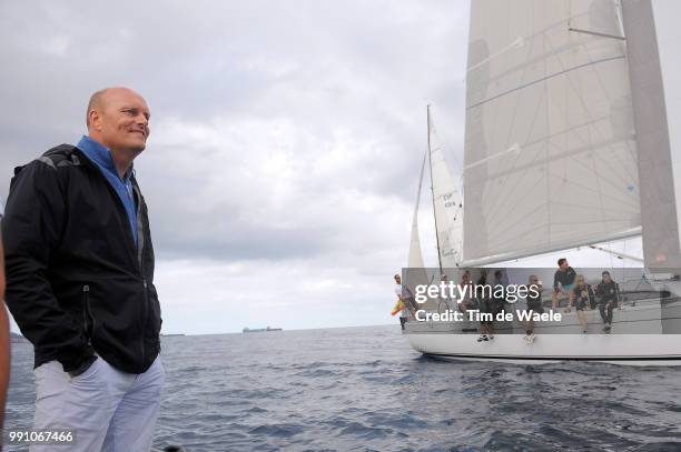 Team Saxo Bank Tinkoff, Team Building Camp 2013 Bjarne Riis Team Owner Sportsdirector, Sailing Voile Zeilen Boat Bateau Boot, Gran Canaria - Anfi...