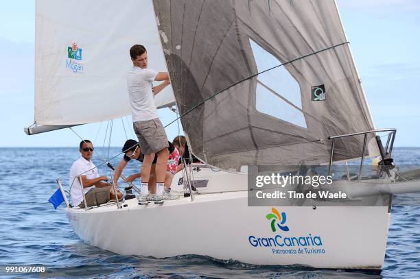 Team Saxo Bank Tinkoff, Team Building Camp 2013 Nicholas Roche Sailing Voile Zeilen Boat Bateau Boot, Gran Canaria - Anfi Group, Team Building Season...