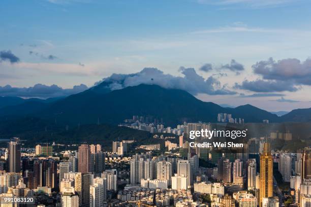 shenzhen city - wei shen stock pictures, royalty-free photos & images