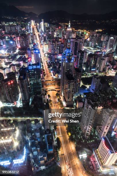 shenzhen city - wei shen stock pictures, royalty-free photos & images