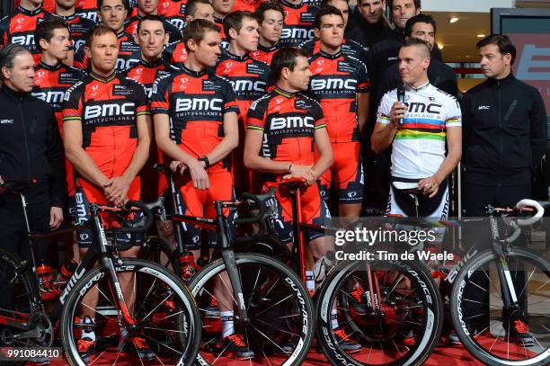 Presentation Bmc Racing Team 2013 Jim Ochowicz President General Manager, Thor Hushovd / Tejay Van Garderen / Cadel Evans / Philippe Gilbert / Greg...