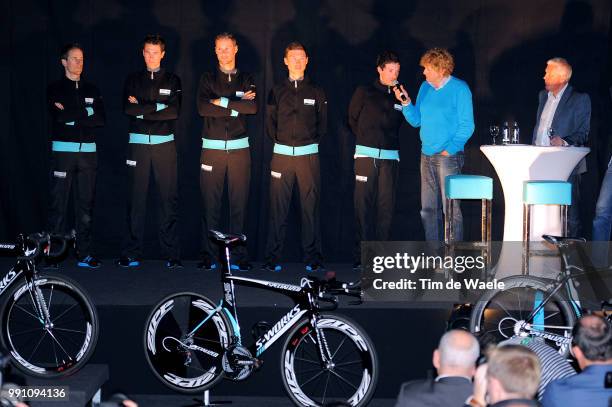 Presentation Team Opqs 2013 Sylvain Chavanel / Tony Martin / Tom Boonen / Niki Terpstra / Kristof Vandewalle / Carl Huybrechts Presentator, Patrick...