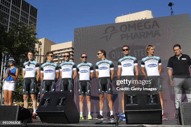 Santos Tour Down Under 2013/ Team Presentationteam Omega Pharma-Quick Step / Andrew Fenn / Bert Grabsch / Serge Pauwels / Jerome Pineau / Frantisek...