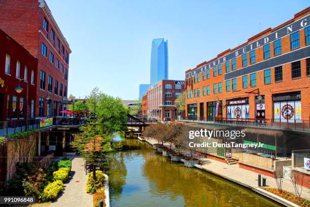 bricktown, oklahoma city - denis tangney jr stock-fotos und bilder