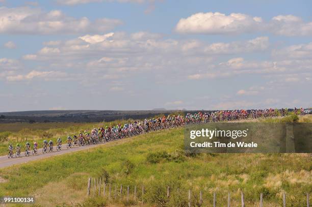 7Th Tour De San Luis 2013, Stage 2 Illustration Illustratie, Peleton Peloton, Landscape Paysage Landschap, Clouds Nuages Wolken, Tilisarao - Terrazas...