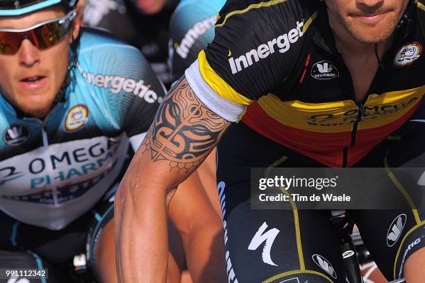 4Th Tour Of Oman 2013, Stage 3 Boonen Tom / Tattoo, Team Omega Pharma Quick-Step Opqs, Nakhal Fort - Wadi Dayqah Dam / Ronde Etape Rit /Tim De Waele