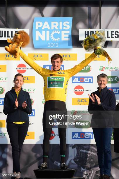 71Th Paris - Nice 2013, Prologue Podium, Damien Gaudin Yellow Jersey, Celebration Joie Vreugde, Houilles - Houilles / Time Trial Contre La Montre...