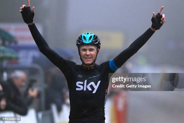 Criterium International 2013/ Stage 3Arrival/ Christopher Froome / Celebration Joie Vreugde/ Porto-Vecchio - Col De L Ospedale /Criterium...