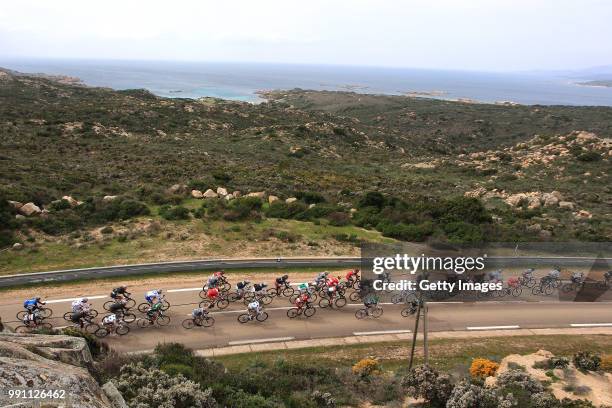 Criterium International 2013/ Stage 3Ilustration Ilustratie/ Peloton Peleton/ Landscape Paysage/Porto-Vecchio - Col De L Ospedale /Criterium...