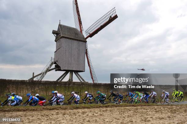 97Th Tour Of Flanders 2013 Illustration Illustratie, Molenberg, Wind Mill Moulin Molen, Peleton Peloton, Landscape Paysage Landschap, Brugge -...
