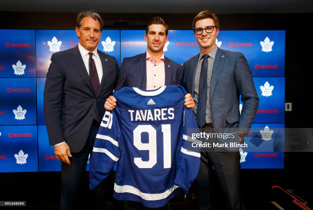 Toronto Maple Leafs Introduce John Tavares